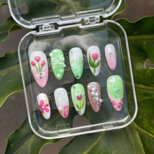 3D Floral Fantasy Nails