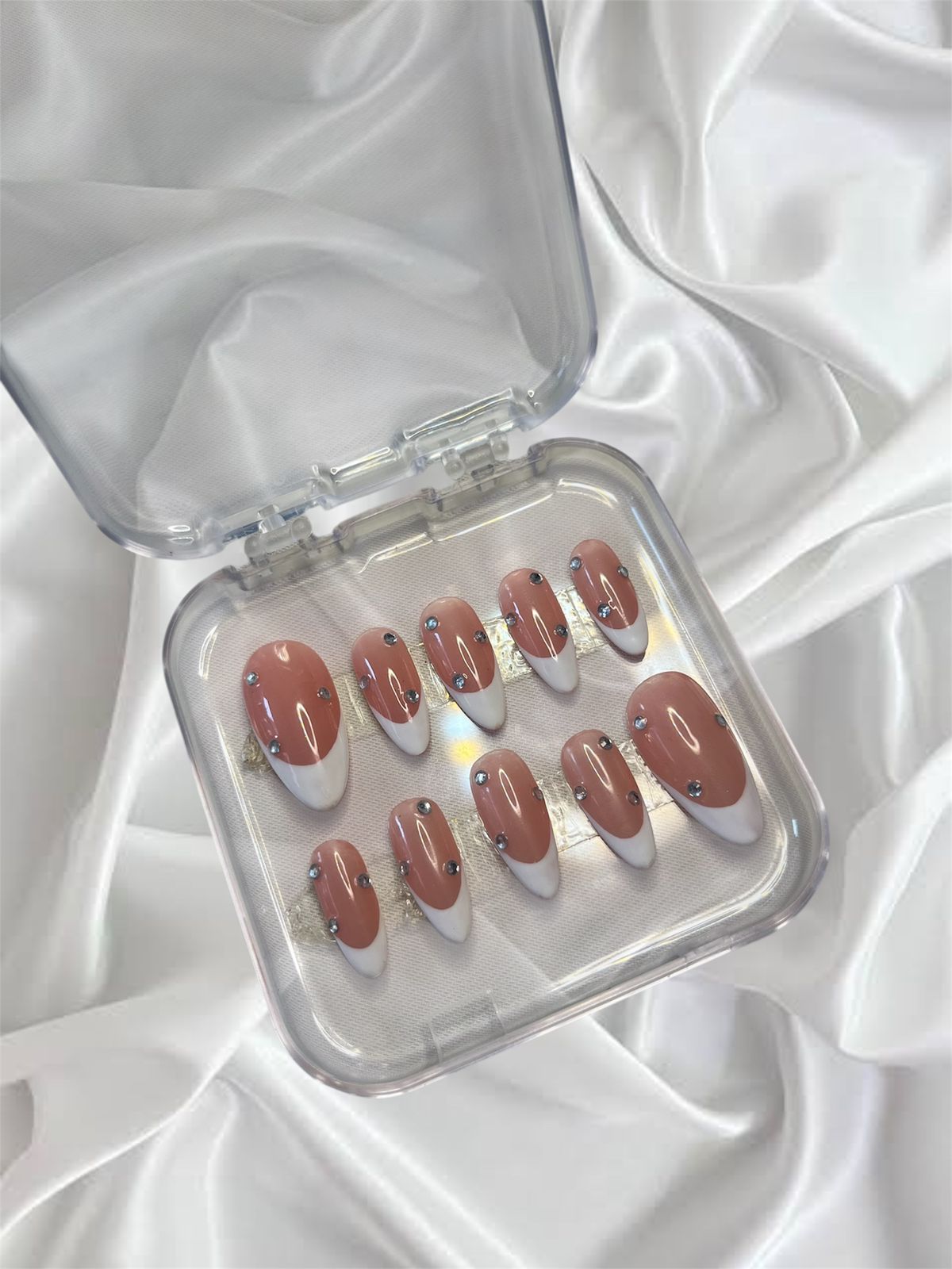 French with Stone Nails